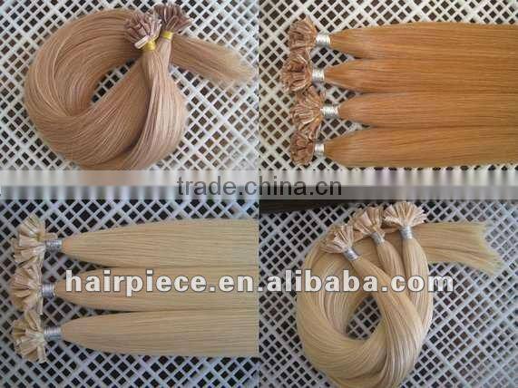 tangle free aaaaaa grade cold fusion pre-bonded indian remy hair extension, i tip hair