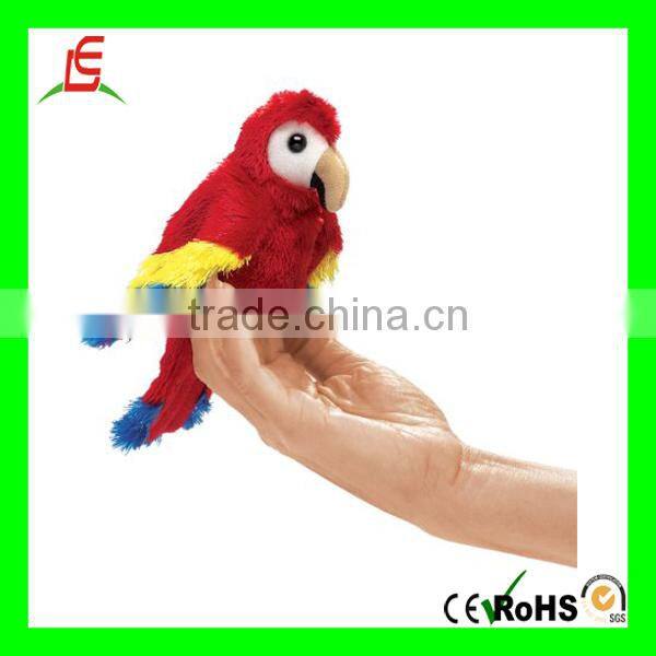 lovely bird toys mini plush finger puppets Eagle Parrot