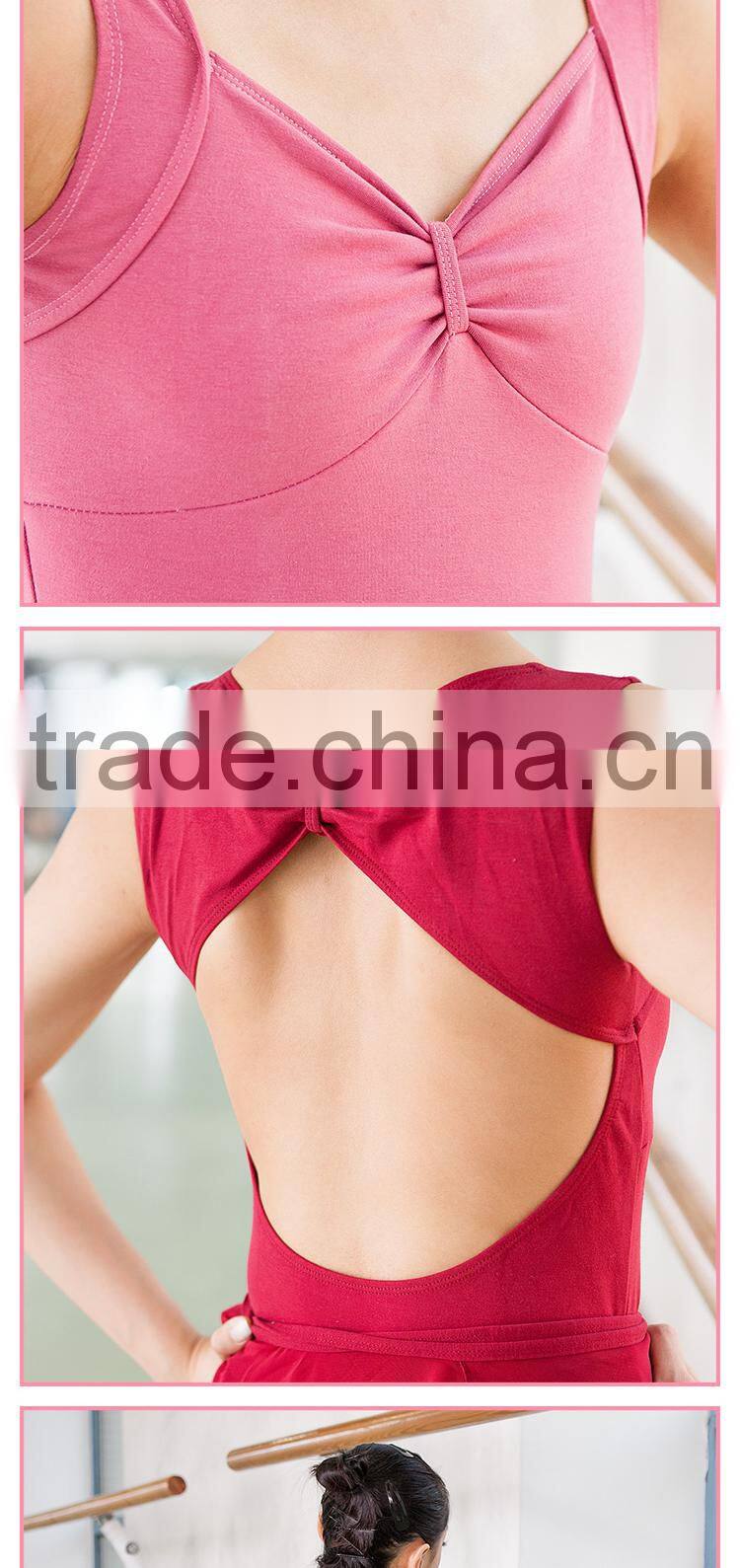 Ballet Leotard For Women High Quality Cotton Ballet Dancing Costume Professional Adult Gymnastics Leotard