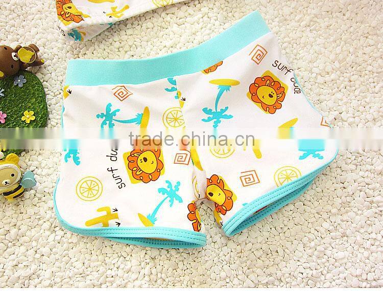 Printing kids swim suit shorts