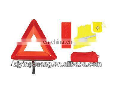 China High-Visibility reflective warning triangle in Road Safety