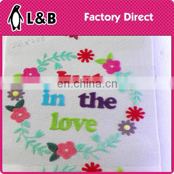 High quality wholesale new design decoration patch hot fix flower motif