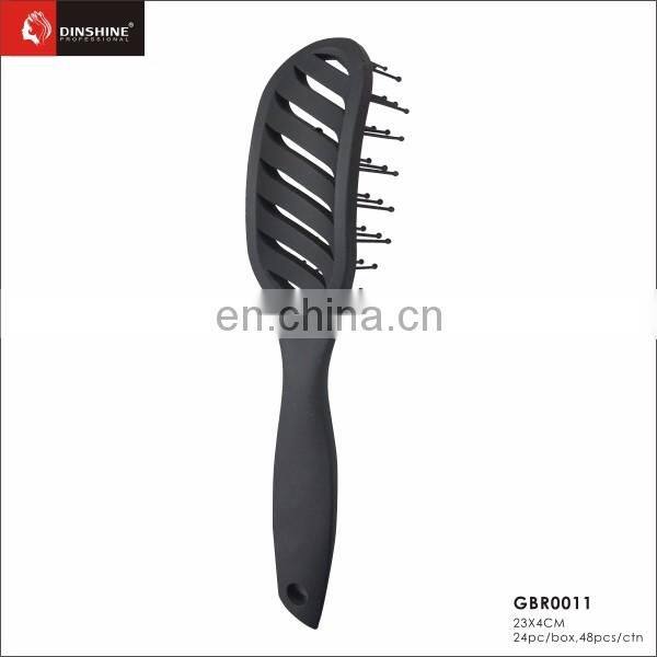 Dinshine professional hairdressing carbon fiber hair extensions cutting toothed comb