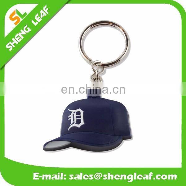 Special Custom Cap shaped Soft PVC Rubber Keychain