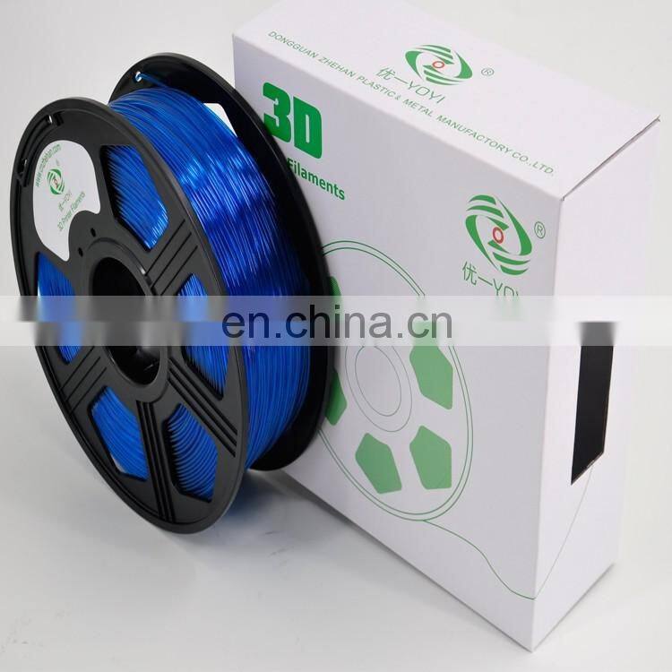 High quality and printing effect 1.75mm PETG Filament for 3d printer