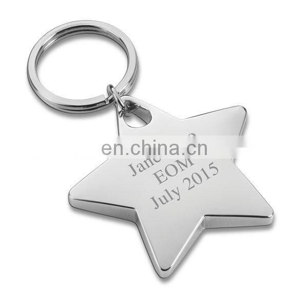 High quality Gold Plated Star Keychain