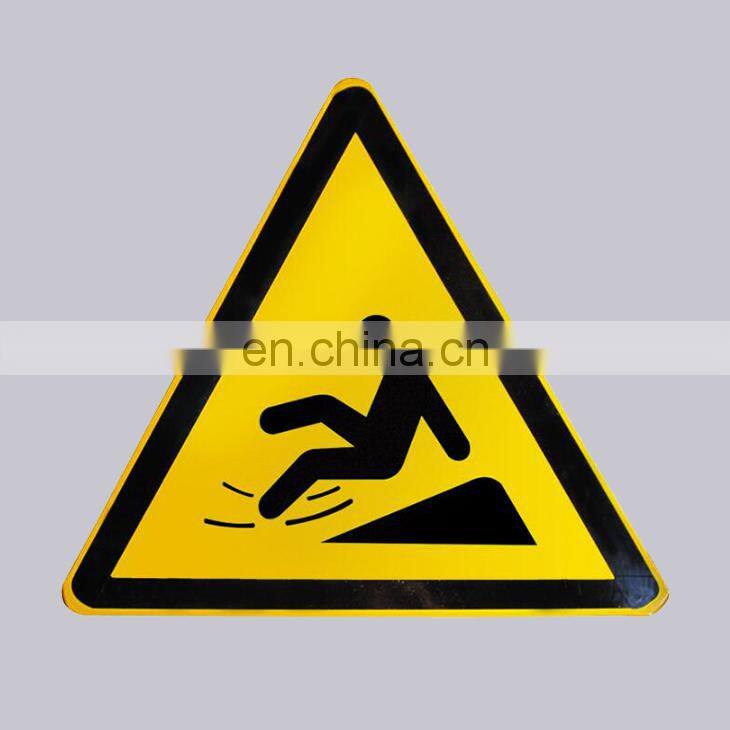 Top Quality Triangle Shape And Durable Style Custom Reflective Metal Road Safty Traffic Sign