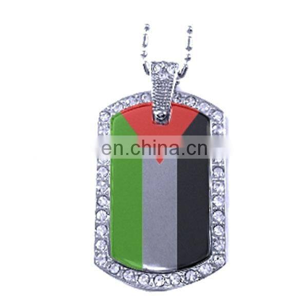 Palestine country flag map pin badge
