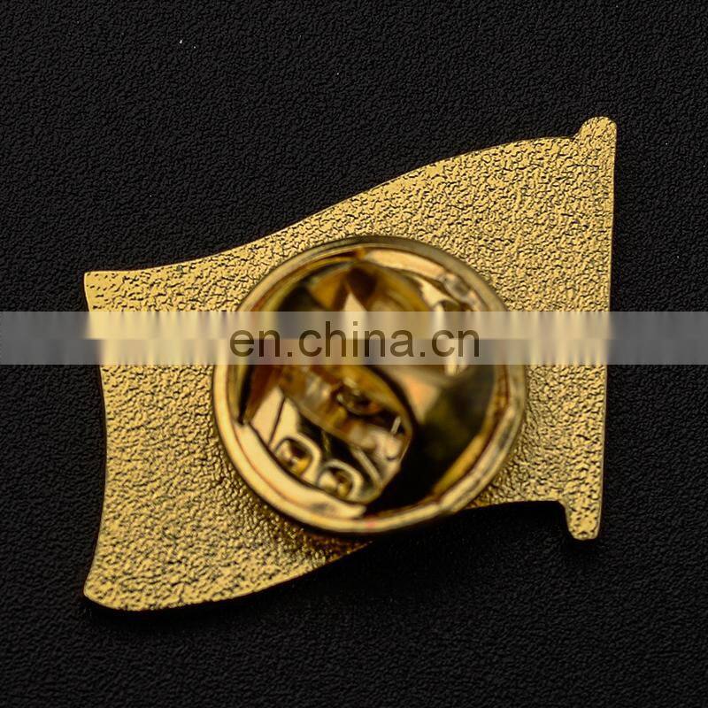 Die Cut UAE Victory Three Finger Hand Gold Sliver badge Pin Badge Sets