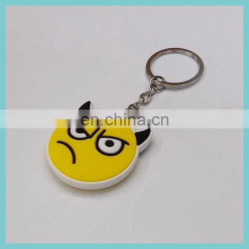 new developed 36 styles soft PVC emoji keychains