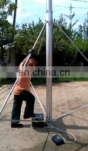 22m electric CCTV lighting mast tower telescoping tv antenna mast electric telescopic lifting rod