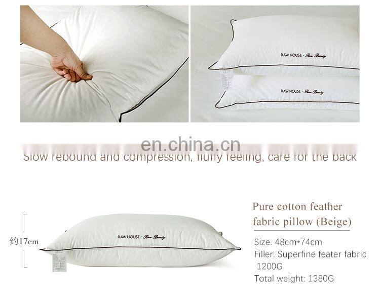 RAWHOUSE home hotel use sleep pillow insert