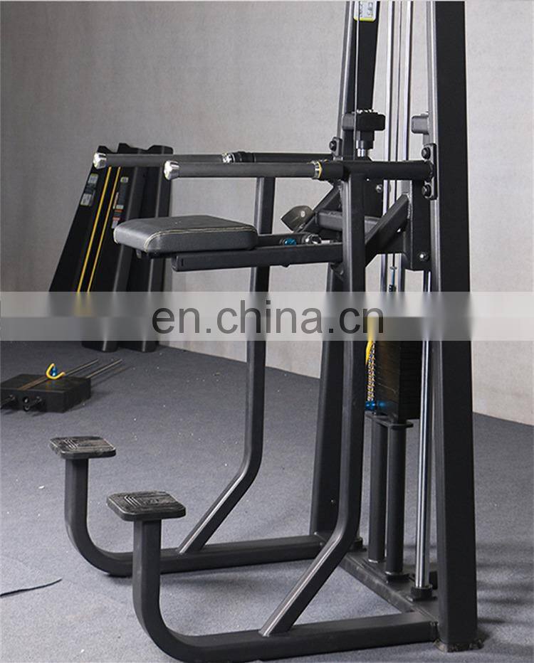 Gym high-end commercial fitness equipment assisted chin dip machine/gym chin up and dip station pull up station