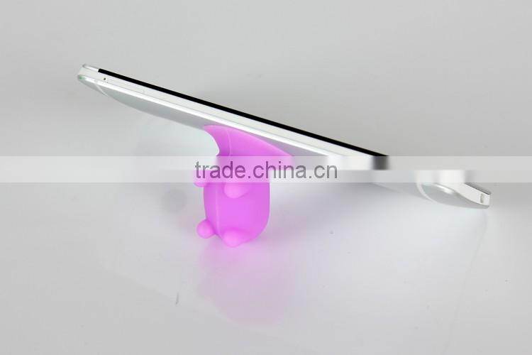 LOT Pink Piggy Sucker Mobile Phone Stand Silicone Phone Holder