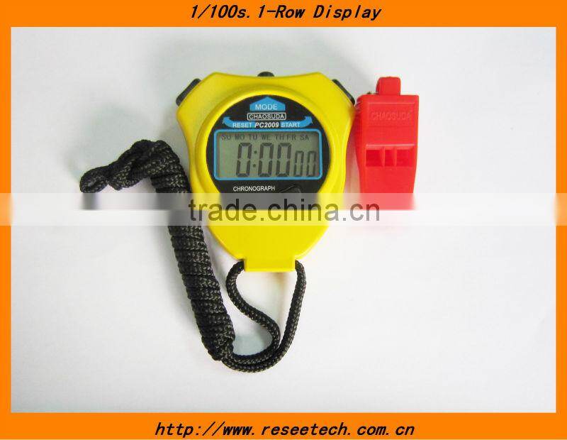 water resistant stop watch clock
