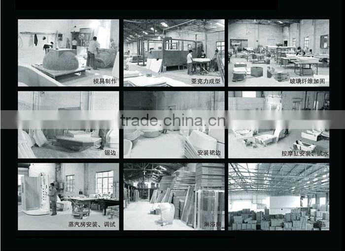 Freestanding White Acrylic Bathroom Portable Irregular Deep Shower Tray