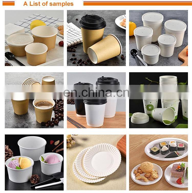 Automatic Coffee Tea Paper Cup Forming Making Die Cutting Slotting Machine For Sale