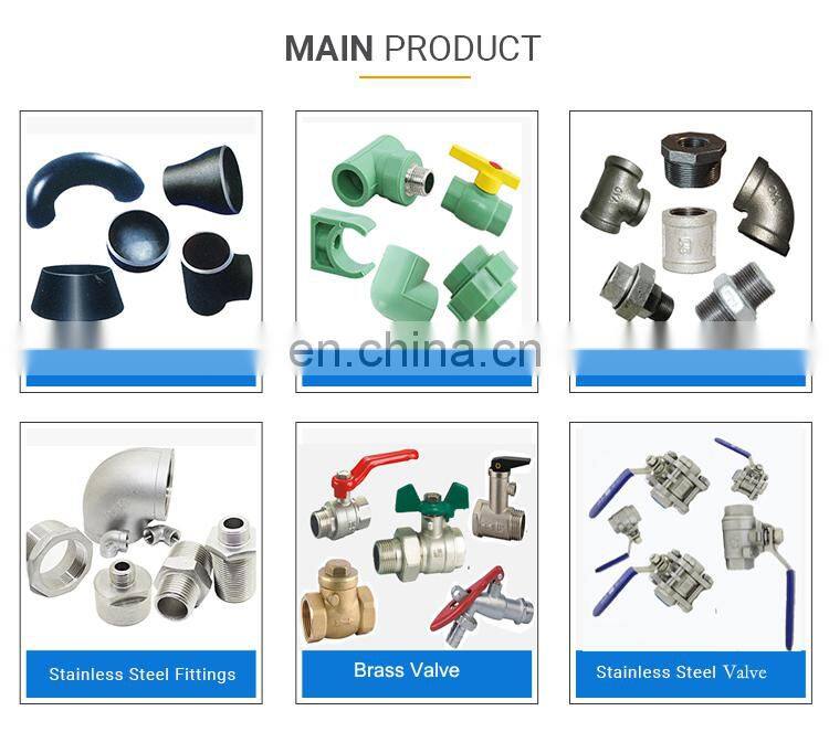 Professional Enterprise Supply Water Pipe Connector malleable fittings Tee