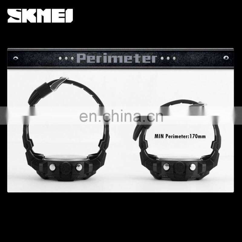 SKMEI army green 50 m waterproof outsider sport digital wristwatch watches for men #1233