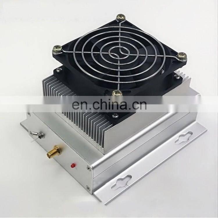 80W 400-470MHZ 433MHZHF UHF Radio Power Amplifier with Ham Interphone + Heatsink + Fan