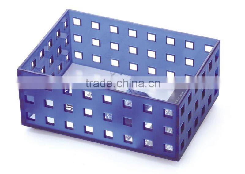 Multi-functional 3 partition Table Plastic Stationery Storage Box