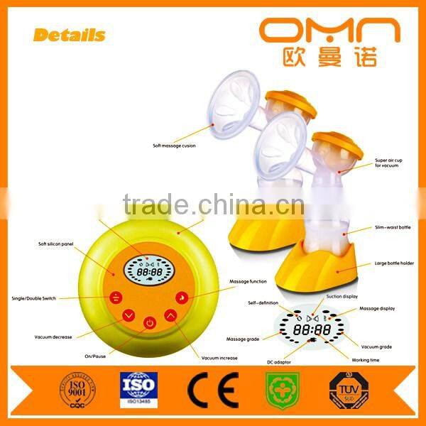 OEM high-end single milk pump Intelligent touch usb electric silicone pp single breast pump