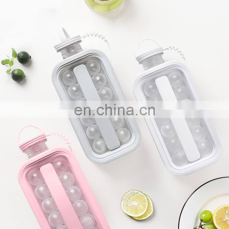 17 grids Ice Ball Kettle Ice Maker Mould with Lid Cube Mold Cubic Makers Container Trays