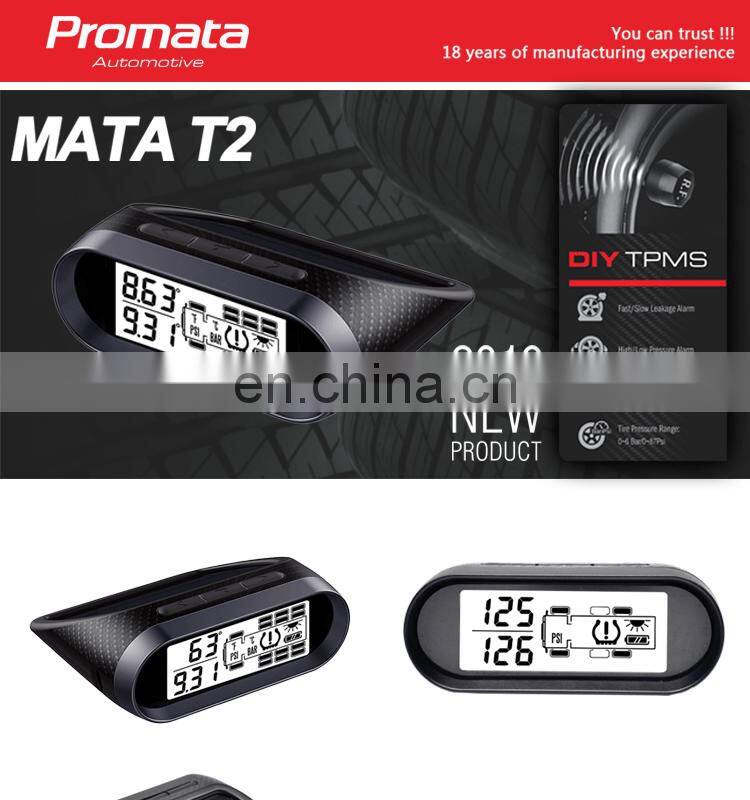 Solar power double charge universal truck external sensor tire pressure monitor tpms 8 tires for car bus RV trailer caravan