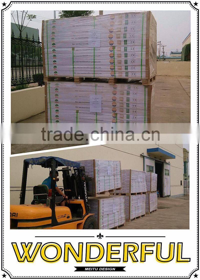 Smooth Surface Multilayer Pear Wood Engineered Hardwood Flooring Hot Sale in China