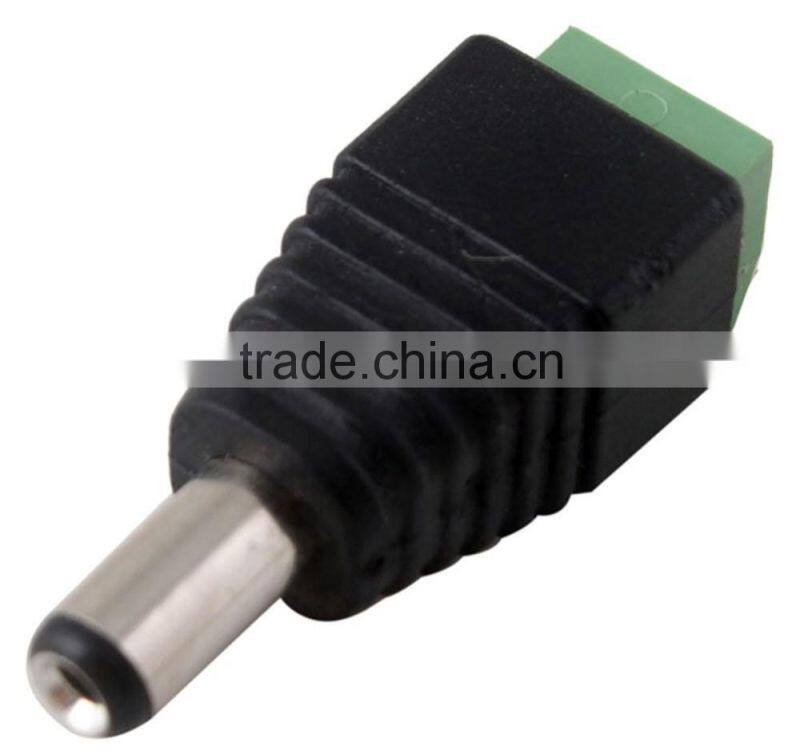 DC12V Power Plug Adapter Connector for 5050 3528 LED Strip Light Power Supply(Male)