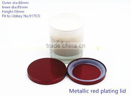 86mm Black nickle plating candle lid