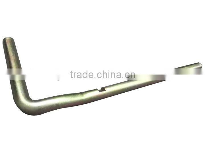 OEM ISO 9001 custom cnc hot dip galvanized curved stainless steel pipe tube support fabrication