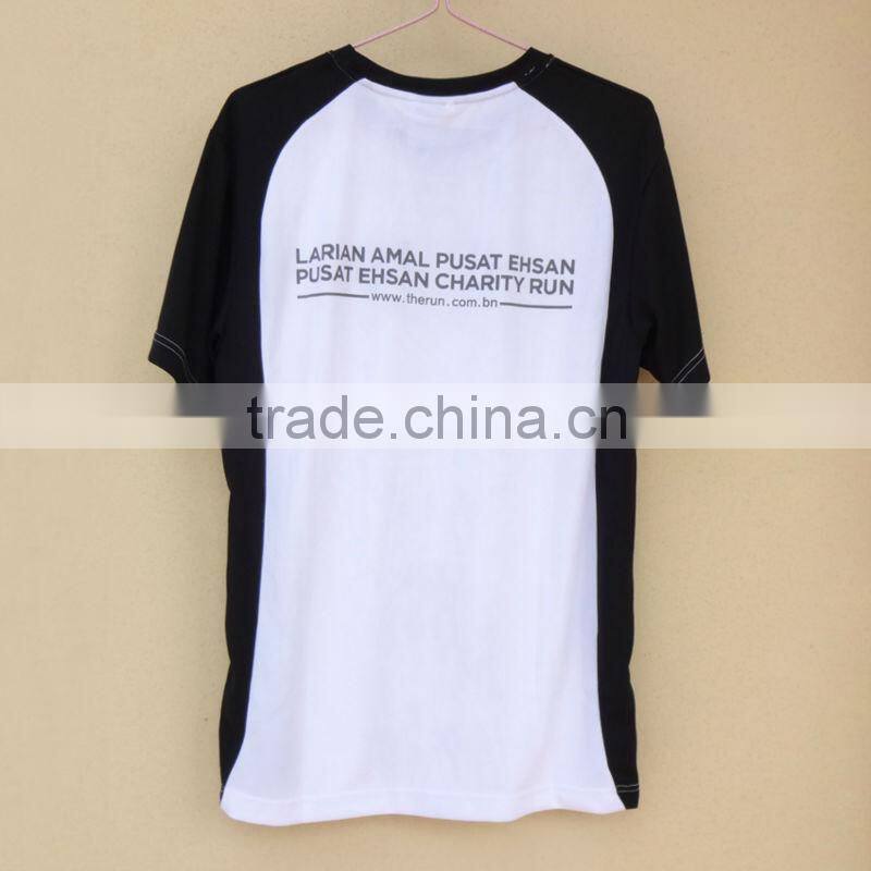 Custom print O-neck mesh sports shirt OEM