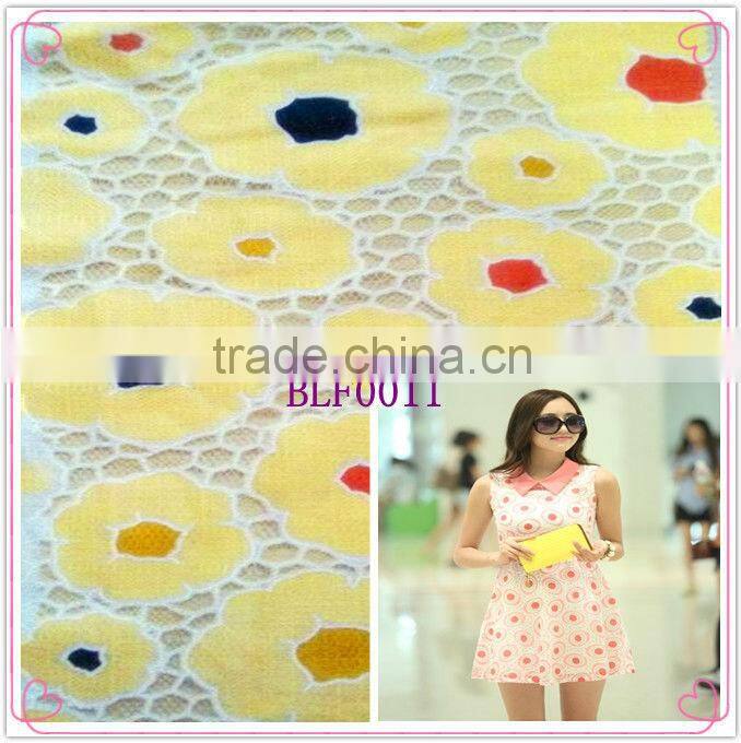 high quality non stretch lace fabric for party dress