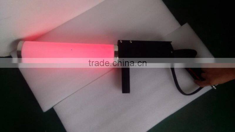 led co2 dj gun hand hold co2 led jet with battery power RGB color change factory good quality good price product