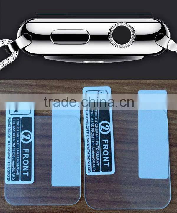 9h anti shock tempered glass screen protector for Apple watch 38mm,42mm