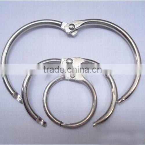 Metal book split ring