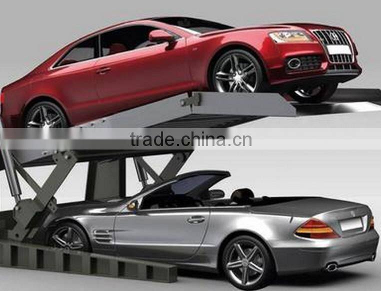 Custom 2 level car lift parking system /stack parker/ mechanical Hydraulic Smart Parking System