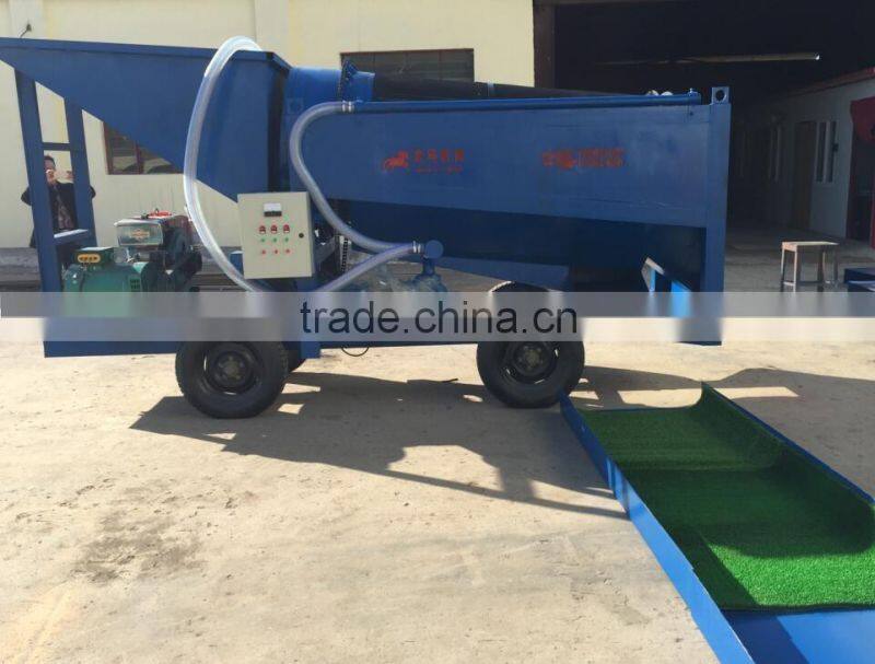 Small Gold Washing Plant Mobile Gold Trommel