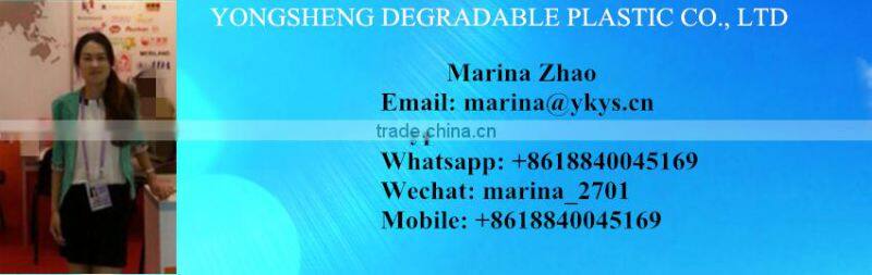 400*370*0.035mm Hdpe Stand Up Pouch Black Garbage Bag