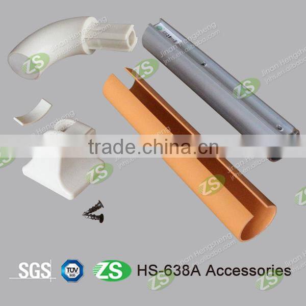 38 Millimeter Stylish aluminum granite handrail baluster With Vinyl Resin Cover For Hospital Corridor