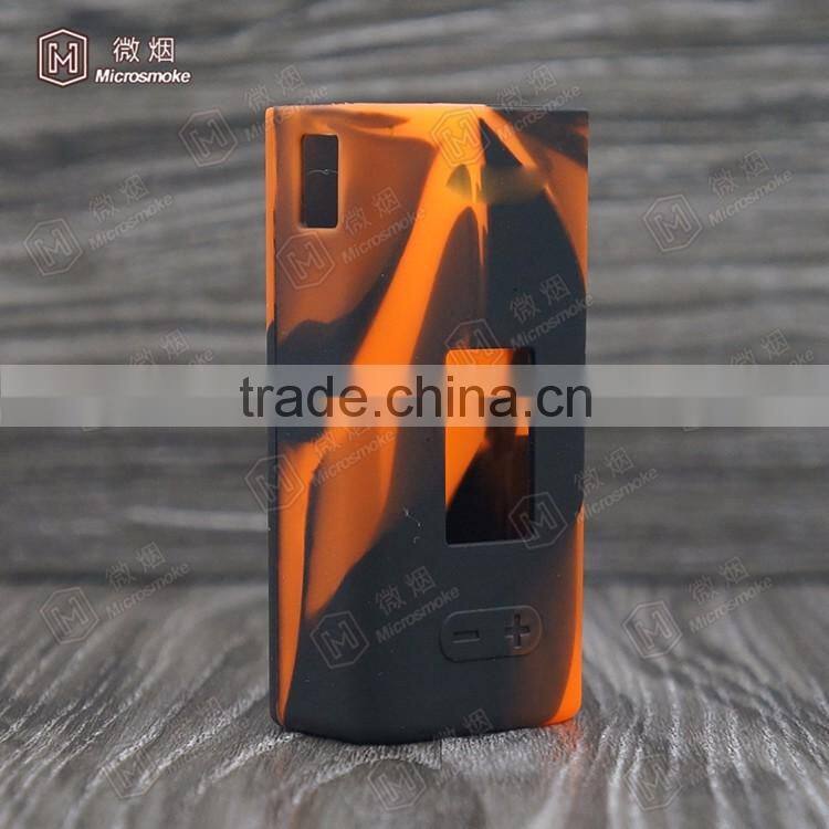 Cuboid Mini tc box mod silicone case Colorful microsmoke brand 100% silicone case/skin wholesale free shipping