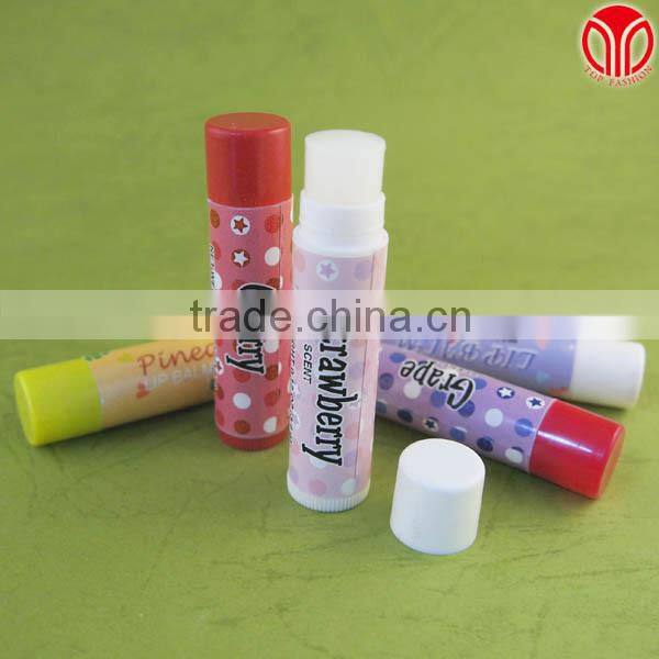 Cosmetic Lip Balm packaging w Key Chain Hold 4 g chapstick Tube