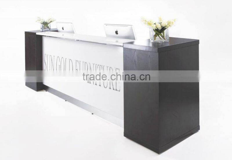 used reception desk dimensions shop counter design(SZ-RTT002)