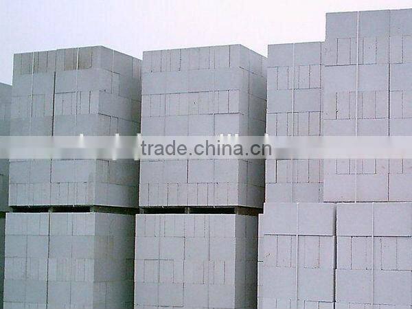 Foamed concrete block production line