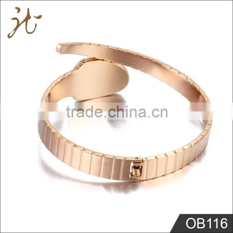 Fashion high quality rose gold bracelet for girls
