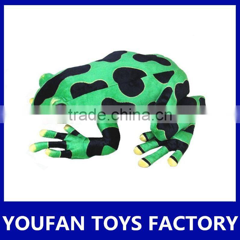 factory sale lifelike soft stuffed toy plush animal frog