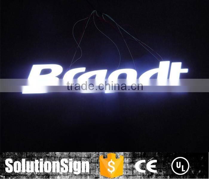 Customized advertising led big letter lighted sign