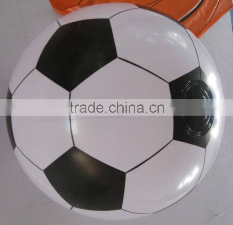 Cheap PVC inflatable soccer beach ball