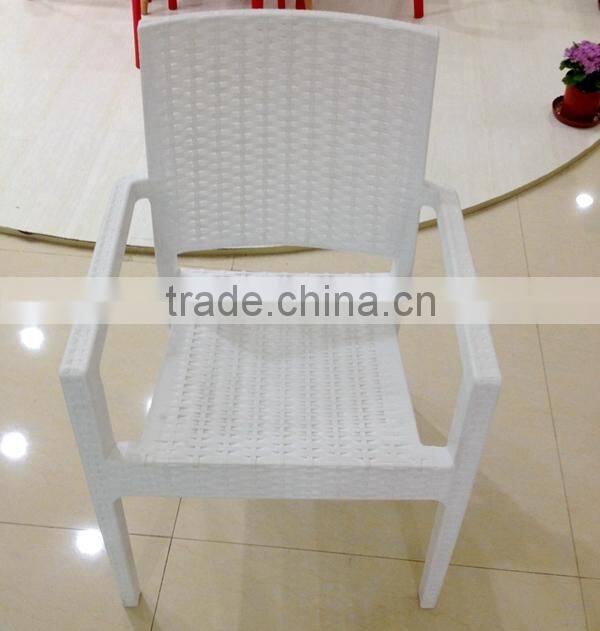 High quality armrest PP weave outdoor chair ,HYH-307
